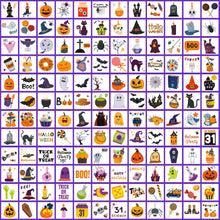 Leesgel Halloween Decorations for Kids, 408 Sheets Individually Wrapped Temporary Tattoos for Halloween Costumes Outfit Accessories, Treats Party Bag Fillers for Boys Girls Gifts Games Toys Pinata