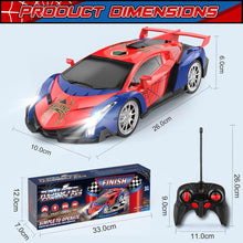 Boocang Remote Control Cars Spider Toys for 3 4 5 6 7 8 Year Old Boys 1:18 High Speed Sports Racing Drift RC Car with LED Light Boys Girls Gifts Age 3-12 Kids Toy Birthday Presents Indoor Outdoor Game