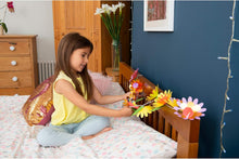 Galt Flower Lights - Creative Cases Childrens Arts & Crafts Set, Floral LED Fairy Lights & Craft Kit for Kids - With Batteries, Colouring Pens, Guide & Pre-cut Paper Flowers - Ages 7 Years Plus