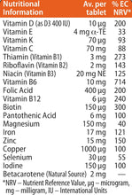 Pregnacare Original Formula Tablets During Pregnancy Support Vitamins and Supplements, 30 Tablets