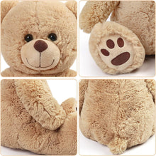 LotFancy 30cm Brown Teddy Bear Stuffed Animal, Cute Plush Teddy Bear Toy, Gift for Kids, Toddlers, Boys and Girls, Easter Decoration