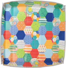 Infantino - Foldable Soft Foam Mat - Baby Play Mat - Extra Large - Double-Sided Cushioned Portable - Fold-Up Sides - Non Slip Crawling - Infants & Toddlers - Multicolor