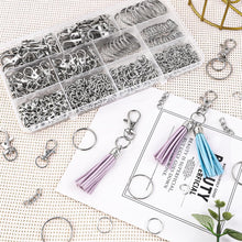 JOISHOP 275pcs Keyring Clip with Key Rings, Metal Lanyard Keychain Clip Hooks Swivel Lobster Clasp Keyring with Split Key Ring Hoop for Keys Bags Jewellery Making Hanging Crafts