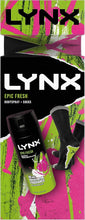 Lynx Epic Fresh Gift Set body spray & socks in a stylish gift box perfect gifts for him 1 piece