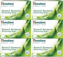 Himalaya HERBALS Protecting Neem & Turmeric Soap (Neem, 6-PAck)