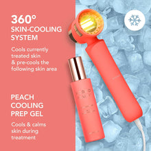 FOREO Peach 2 IPL Hair Removal Device for Smooth Skin - 10-Min Hair Remover for Full Body & Face - Permanent Hair Removal - Alternative to Laser Hair Removal - Skin Cooling Technology - Peach