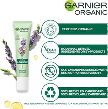 Garnier Organic Soothing Lavandin Anti Age Eye Cream, Enriched With Vitamin E and Organic Argan Oil for Smooth and Refreshed Eye Area 15 ml