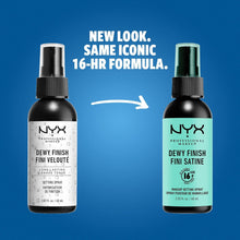 NYX Professional Makeup Setting Spray, Long Lasting Formula, Fixing, Lightweight, Vegan Formula, Dewy Finish, Pack of 2, 60 mL