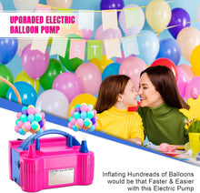 K-MART Electric Balloon Pump, Portable Dual Nozzle Electric Air Pump for Balloons, Balloon Machine for Bulk Balloons Filling, Balloon Pump Electric for Outdoors Events, Wedding, Birthday