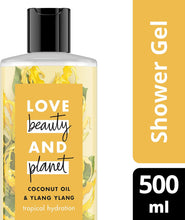 Love Beauty And Planet Coconut Oil and Ylang Ylang Vegan Shower Gel, Tropical Hydration, Nourishing Freshness, 4 month supply, 500 ml (Pack of 6)