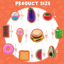 JOYIN 50 Pieces Kids Plastic Play Food Toys, Fake Food, Pretend Kitchen Playset, Toddler Imaginative Development Toys, Fun Educational Game Accessories, Bithday Gifts Party Supplies