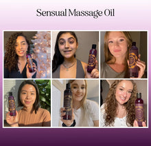Aromatherapy Sensual Massage Oil for Couples - Lavender Massage Oil for Skin with Jojoba and Sweet Almond Oil - Aromatherapy Oil Infused with Pure Natural Oils - Vegan Non GMO & Gluten Free