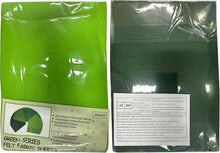 Craft Felt Fabric, 20x30cm Felt for Crafts, 4 Colours 40 Pieces Colour Felt Sheets for DIY Decorations and Party Projects (Green Series)