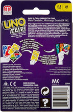 Mattel Games UNO FLIP! Family Card Game for Adults, Teens & Kids, Double-sided Deck with Special Flip Card, 112 Cards, 7 Year Old and Up, GDR44