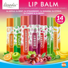 14pk Lip Balm Set  Flavoured Lip Balms with Beeswax and Vitamin E  Moisturising Lip Balm Multipack  Protect & Hydrate Beeswax Lip Balm Stick  Lip Balms  Lipbalm  Lip Moisturiser  Girls Lip Balm