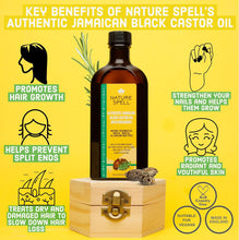 Nature Spell Rosemary Oil for Hair Growth Pre-Diluted with Jamaican Black Castor Oil 150ml  Natural Hair Growth  Treats Dry and Damaged Hair  Strengthen Hair Roots
