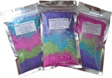 3 x Candy Hearts Bubble Bath Dust (Bath Bomb Dust with Lasting Bubbles) Contains Epsom Salts