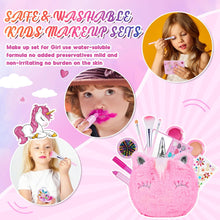 Hapikids Kids Makeup Sets for Girls,4 5 6 Year Old Girl Gifts for 3-12 Year Olds Girls Toys Age 4 5 6 7 8 Unicorn Gifts for Girls Make Up Set Birthday Gifts for Girls Kids Toys Pretend Toy Unicorn Toy