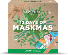 Garnier Face & Eye Mask Gift Set, 12 Vegan Sheet Masks with Vitamin C, Hyaluronic Acid, Lavender, Pomegranate, & Green Tea, Approved by Cruelty Free International, Vegan