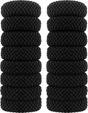 Hanyousheng 16 Pcs Thick Cotton Hair Bands, Seamless Hair Ties, Thick Stretchy Ponytail Holders Elastic Hair Bobbles, No Crease No Slip Hair Band for Women,Girl,Thick Heavy and Curly Hair