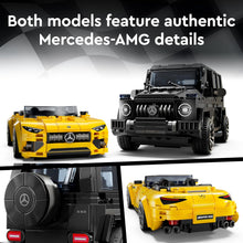 LEGO Speed Champions Mercedes-AMG G 63 & Mercedes-AMG SL 63 Car Toys, Vehicle Playset for Kids, 2 Building Sets with 2 Driver Minifigures, Gift for 10 Plus Year Old Boys and Girls 76924