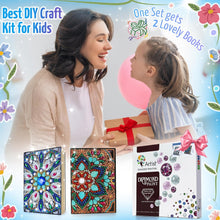 Craft Kits for Kids Age 6-8-9-10, Girls Birthday Presents for 5 7 11 12 Year Old Notebook Diamond Art Painting Kit Arts and Crafts for Kids Toys for 5-10 Year Old Girl Gifts Diary Cute Stationery Set