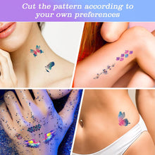 cobee 100pcs Face Temporary Tattoos, 12 Sheet Glitter Butterfly Fake Tattoos Stickers Bling Metallic Freckle Tattoo Water Transfer Tattoo Art Face Arm Body Sticker for Women Makeup Birthday Rave