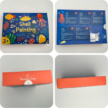 Kids Sea Shell Painting Kit, Eleanore's Diary Arts & Crafts Painting Gifts for Boys Girls, DIY Creative Craft Activities Toys for Age 5 6 7 8 9 10 11 12 Year Old, Birthday Christmas Rainy Day Gifts