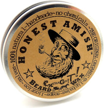 Honest Amish Extra Grit Beard Wax - All Natural and Organic - Hair Paste and Hair Control Wax