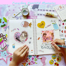 DIY Journal Set for Girls, Art and Crafts Gift for Kids Age 8-12, Scrapbook for Teen Tween Girls Birthday Presents, Stickers Toys Kids Christmas Gifts, Girls Toys Diary Supplies