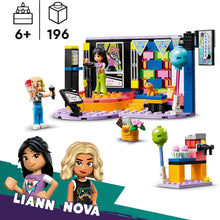 LEGO Friends Karaoke Music Party Set, Musical Toy for 6 Plus Year Old Girls, Boys and Kids Who Love Singing, Pretend Play with Mini-Doll Characters Nova and Liann, plus Microphones, Gift Idea 42610