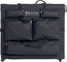 Master Massage Carry Bag for Massage Tables Nylon Fabric Even Easier Transport Black (with Wheels)