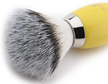 Jag Shaving Classic Yellow Super Mens Shaving Brush with Synthetic Hair Beard and Moustache Wet Clean Shave