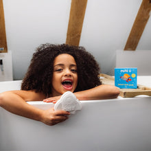 Mini U Rocket Bath Bomb, Bath Fizzer with Shea Butter to Moisturise, Vegan & Cruelty Free, White, Red & Yellow Flame Tail (1)