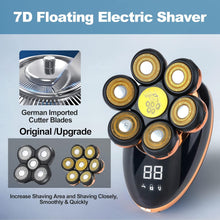 Head Shavers for Men, 7D Electric Head Shaver for Bald Men, 6-in-1 Wet & Dry Waterproof Razor Shavers for Face & Head, Rechargeable Bald Head Shaver Men's Grooming Kit with Beard/Nose Trimmer