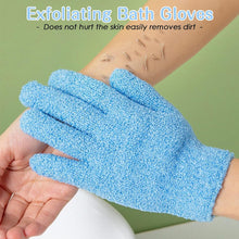 iTGOOS 8 Pieces Exfoliating Wash Gloves Dual Texture Bath Gloves for Shower Body Scrub Exfoliating Mitt for Shower Spa Massage Dead Skin Cell Remover