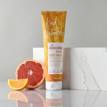 Kind Natured The Awakening Body Wash, Natural Orange and Grapefruit Vegan Shower Gel, 300ml