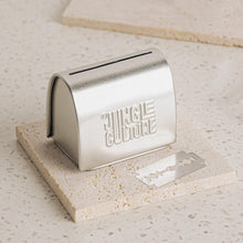 Jungle Culture Safety Razor Blade Bank  Razor Blade Disposal Tin Box  Blade Bin  Double Edge Razor Blade Holder  Safe Storage Container Case for Reusable Shaver Blades  Eco Friendly Shaving