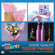 SOL 20pk Pink Tissue Paper Sheets for Wrapping Gifts 66x50cm  Valentine Gift Wrap for Birthdays & Weddings  Soft Craft Paper for Packaging, Hampers & Arts  Lightweight & Easy to Fold