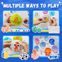 Kids Sea Shell Painting Kit, Eleanore's Diary Arts & Crafts Painting Gifts for Boys Girls, DIY Creative Craft Activities Toys for Age 5 6 7 8 9 10 11 12 Year Old, Birthday Christmas Rainy Day Gifts