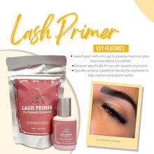 Lash Primer for Eyelash Extensions 15ML - Forabeli/Increase Lash Adhesive/Bonding Better Retention/Ideal for Individual and Natural Eyelashes/Semi-Permanent Lash Supplies