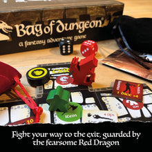 Bag of Dungeon - A Popular Fantasy Crawler Adventure Board Game  Enter the Dragon's Lair  1-4 Players  Age 7+  Simple-to-Play  Family Games  Tabletop RPG  Classic DnD Style Gaming  3rd Edition