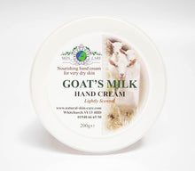 Goats Milk Nourishing Hand Cream 200g by Elegance Natural Skin Care. Formulated for dry, sensitive skin. MULTI AWARD WINNING.