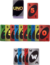 Mattel Games UNO Platinum Edition Card Game for Movie for Family Night, Game Night, Travel, Camping and Party, Premium Collectible Cards, HPY61