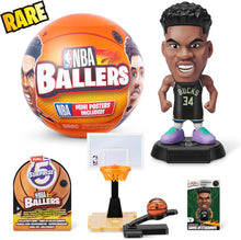 5 SURPRISE NBA Ballers by ZURU Surprise Unboxing Basketball Collectible Sports Toy For Boys (2 Capsules)