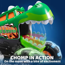 JOYIN 3 Pack Monster Truck Toys for Boy Girl Age 1 2 3 4 5 6, Motion Activated Light-Up Cars, Monster Treads Lightning Wheels, Baby Gift- Pull Back Friction Toy Cars for Kids 1 2+ Year Old Boys