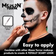 Halloween Face & Body Paint by Moon Terror - Water Based Face Paint Makeup for Adults, Kids - 12ml (Set of 4)