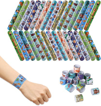 flintronic 30Pcs Slap Bands, Animal Slap Bracelets for Party Bags Fillers, Kid's Party Favors Slap Wrist Bands for Kids Boys Girls, Poppy Slap Band for Birthday Christmas Party Favours - Animal