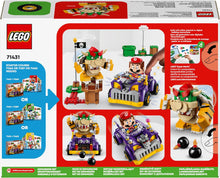 LEGO Super Mario Bowsers Muscle Car Expansion Set, Collectible Race Kart Toy for 8 Plus Year Old Boys, Girls & Kids with a Bowser Character Figure, Small Gifts for Gamers Who Love Creative Play 71431