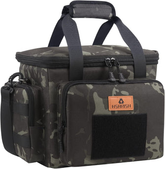 Lunch Bag for Men, Tactical Cooler Bag, Reusable Waterproof Leakproof Insulated Lunch Box for Adults Men Work Picnic Outdoor Day trips Camping, 12L Camo HSHRISH